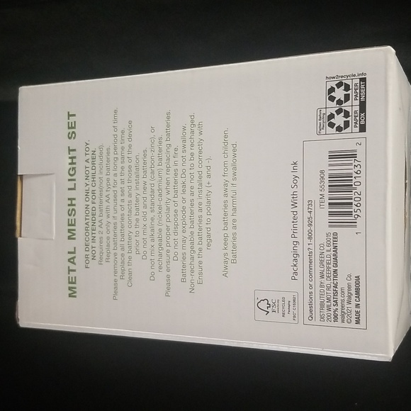 Pineapple Metal Mesh String Lights1.0EA - Picture 5 of 7